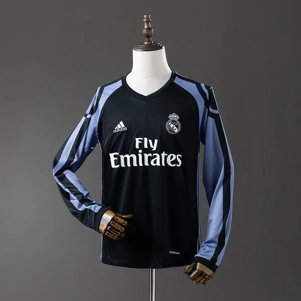 Camiseta de fútbol Real Madrid 2016/17 TERCERA MANGA LARGA VERSION FAN